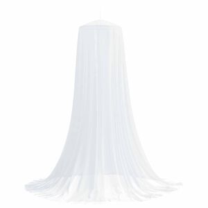 vidaXL Red contra mosquitos para cama 3 uds. 156 mesh Blanco Poli&eacute;ster