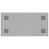 vidaXL Pizarra magn&eacute;tica de pared vidrio templado blanco 60x30 cm