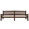 vidaXL Estructura de cama con 2 cajones pino marrón oscuro 180x200 cm