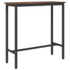 vidaXL Mesa Roble Ahumado 100 x 40 x 100,5 cm