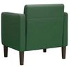 vidaXL Sill&oacute;n con reposabrazos verde oscuro 54 cm tejido de pana