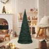 vidaXL &Aacute;rbol de Navidad emergente preiluminado con luces verde 150 cm