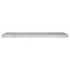 vidaXL Estante flotante de pared gris hormigón MDF 90x23,5x3,8 cm