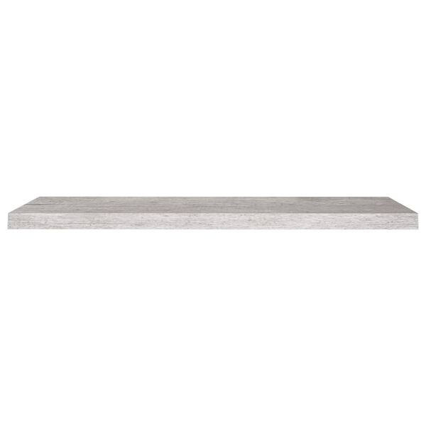 vidaXL Estante flotante de pared gris hormigón MDF 90x23,5x3,8 cm