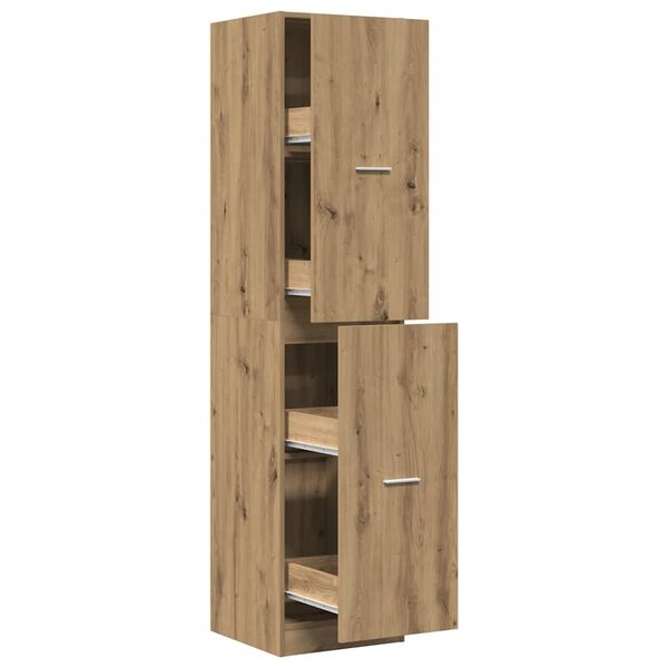 vidaXL Armario botiqu&iacute;n madera ingenier&iacute;a roble artisian 40x41x174,5cm