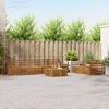 vidaXL Conjunto de sof&aacute;s de exterior 7 pcs Natural