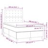 vidaXL Cama box spring con colch&oacute;n terciopelo rosa 120x200 cm