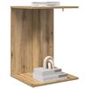 vidaXL Mesa lateral Roble artesanal 45 x 40 x 62,5 cm