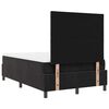 vidaXL Cama tipo Box Spring con colch&oacute;n Negro 120 x 190 cm tela