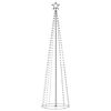 vidaXL &Aacute;rbol de Navidad c&oacute;nico 400 LEDs de colores 100x360 cm