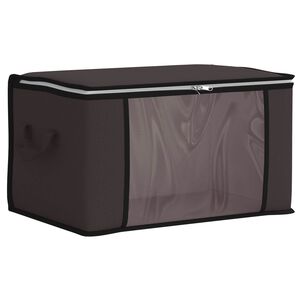 vidaXL Caja de almacenamiento con ventana lateral transparente