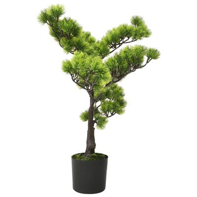 vidaXL Bonsái pinus artificial con macetero 60 cm verde