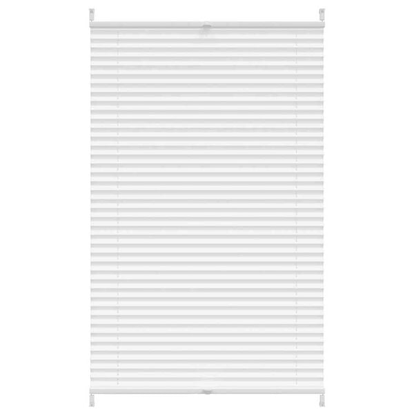 Persiana plisada plegable blanca 70X125cm