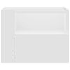vidaXL Mesitas de noche de pared 2 unidades blanca 45x30x35 cm