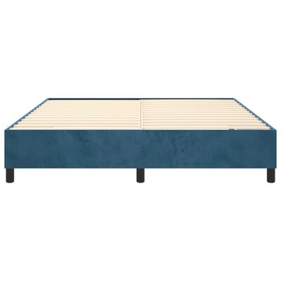 vidaXL Estructura de cama de terciopelo azul 180x200 cm