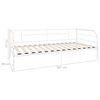 vidaXL Estructura de cama sin colch&oacute;n metal blanco 90x200 cm