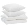 vidaXL Edred&oacute;n con almohada 3 uds. Microfibra