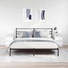 vidaXL Mesillas de noche con 2 cajones 2 uds Blanco 38x34x80 cm