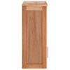 vidaXL Armario de baño para pared madera maciza de nogal 42x23x60 cm