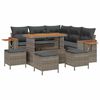 vidaXL Conjunto de sof&aacute;s de jard&iacute;n 10 uds. 9-N&uacute;mero de plazas Gris