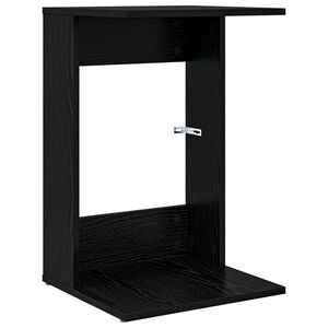 vidaXL Mesa lateral Roble Negro 40 x 38 x 62,5 cm Madera de ingenier&iacute;a