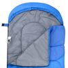 vidaXL Saco de dormir azul 10℃ 1000g