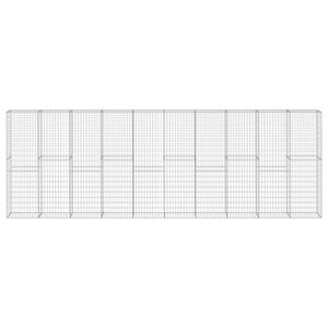 vidaXL Muro de gaviones con cubiertas acero galvanizado 600x30x200 cm