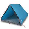 vidaXL Tienda de campa&ntilde;a marco en A para 2 personas impermeable azul