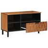 vidaXL Mueble de TV con caj&oacute;n Acabado de Acacia Marr&oacute;n 80 x 33 x 46 cm