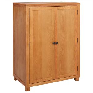 vidaXL Armario Marr&oacute;n 80 x 50 x 115 cm Madera de Roble S&oacute;lido