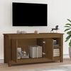 vidaXL Mueble de TV madera maciza de pino marrón miel 103x36,5x52 cm