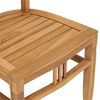 vidaXL Conjunto de comedor para jard&iacute;n 5 piezas madera maciza de teca