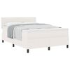 vidaXL Cama tipo Box Spring Manual Crema y Blanco 203 x 160 x 88 cm
