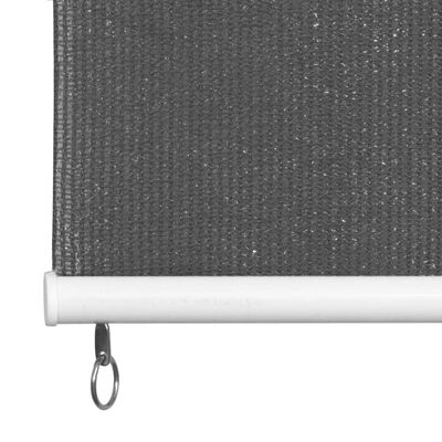 vidaXL Persiana enrollable de exterior 100x230 cm gris antracita