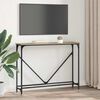 vidaXL Mesa Consola Manual Roble artesanal 102 x 23 x 75 cm