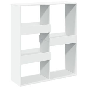 vidaXL Separador de ambientes madera ingenier&iacute;a blanco 100x33x115 cm