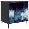 vidaXL Mueble de Cuarto de Ba&ntilde;o RAALTE Roble Negro 60 x 40 x 61 cm
