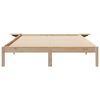 vidaXL Estructura de Cama con Mesitas Natural 160 x 220 cm