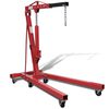 vidaXL Gr&uacute;a de motores plegable 2 toneladas 88,2 kg