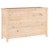 vidaXL Arriate elevado de jard&iacute;n madera maciza de pino 119,5x40x78 cm