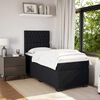 vidaXL Cama box spring con colch&oacute;n cuero sint&eacute;tico negro 90x190 cm