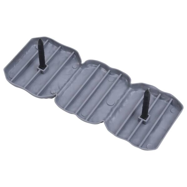 vidaXL Bode de césped con estacas 30 unidades PP