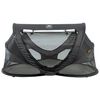 DERYAN Cuna de viaje desplegable Toddler Luxe con mosquitera negro