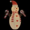vidaXL Mu&ntilde;eco de nieve inflable de Navidad con LED 630 cm