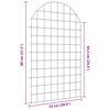 vidaXL Juego de Cercas para Estanque 8 pcs Verde 50 x 80 cm Acero