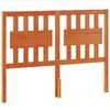 vidaXL Cabecero de cama madera maciza de pino marr&oacute;n cera 135 cm