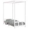 vidaXL Estructura de cama para ni&ntilde;os madera de pino blanco 90x190 cm