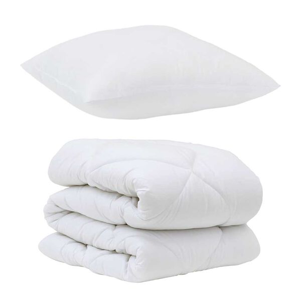 vidaXL Juego de Edredón con almohada 2 pcs Microfibra