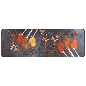 vidaXL Alfombra de cocina lavable antideslizante multicolor 60x180 cm