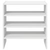 vidaXL Zapateros 2 uds apilables blanco 60x30x30,5 cm